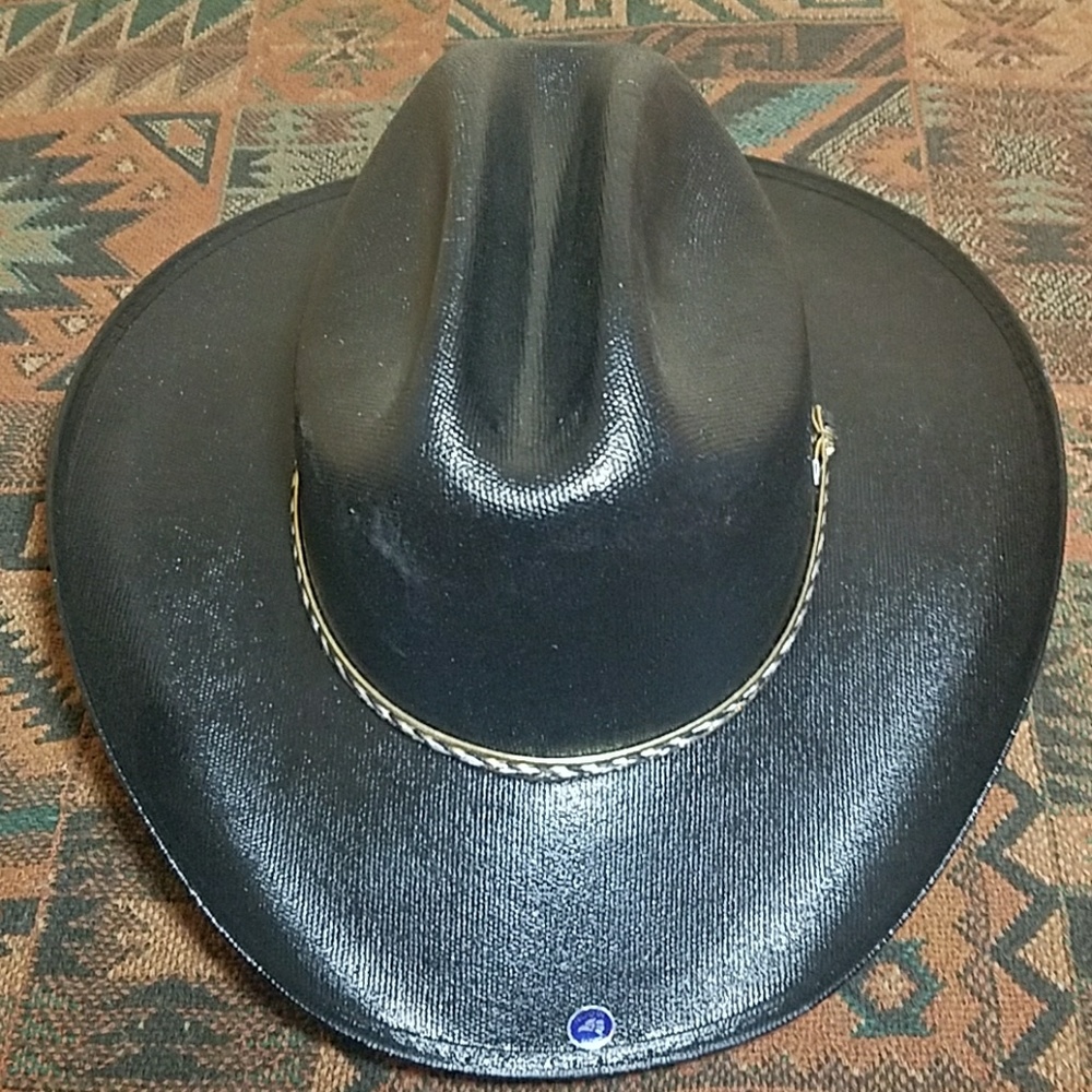 Black Canvas Cowboy Hat